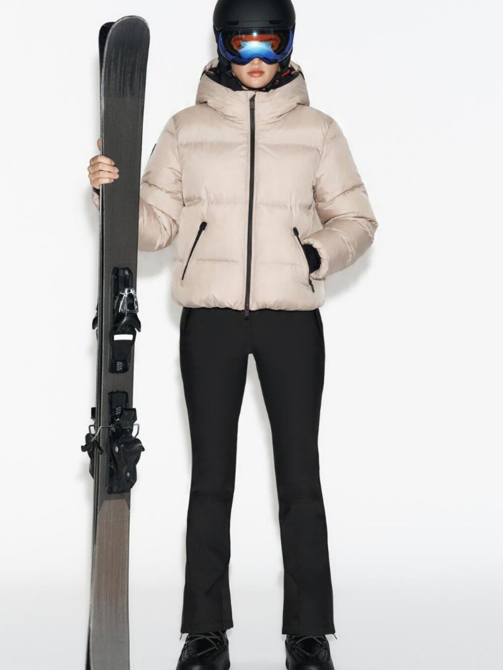Zara 80% Down 20% Feather Water Resistant Windproof Recco® Technology